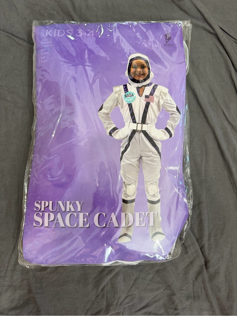 Spunky Space Cadet Kids Astronaut Costume - White